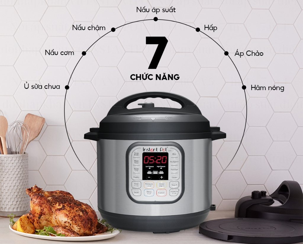 Nồi áp suất điện đa năng Instant Pot Duo 60 V5