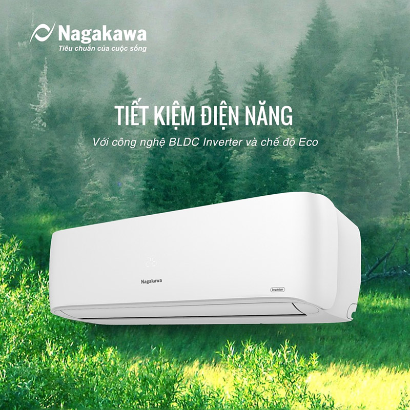 Điều hòa 1 chiều Nagakawa Inverter 18.000BTU NIS-C18R2H11