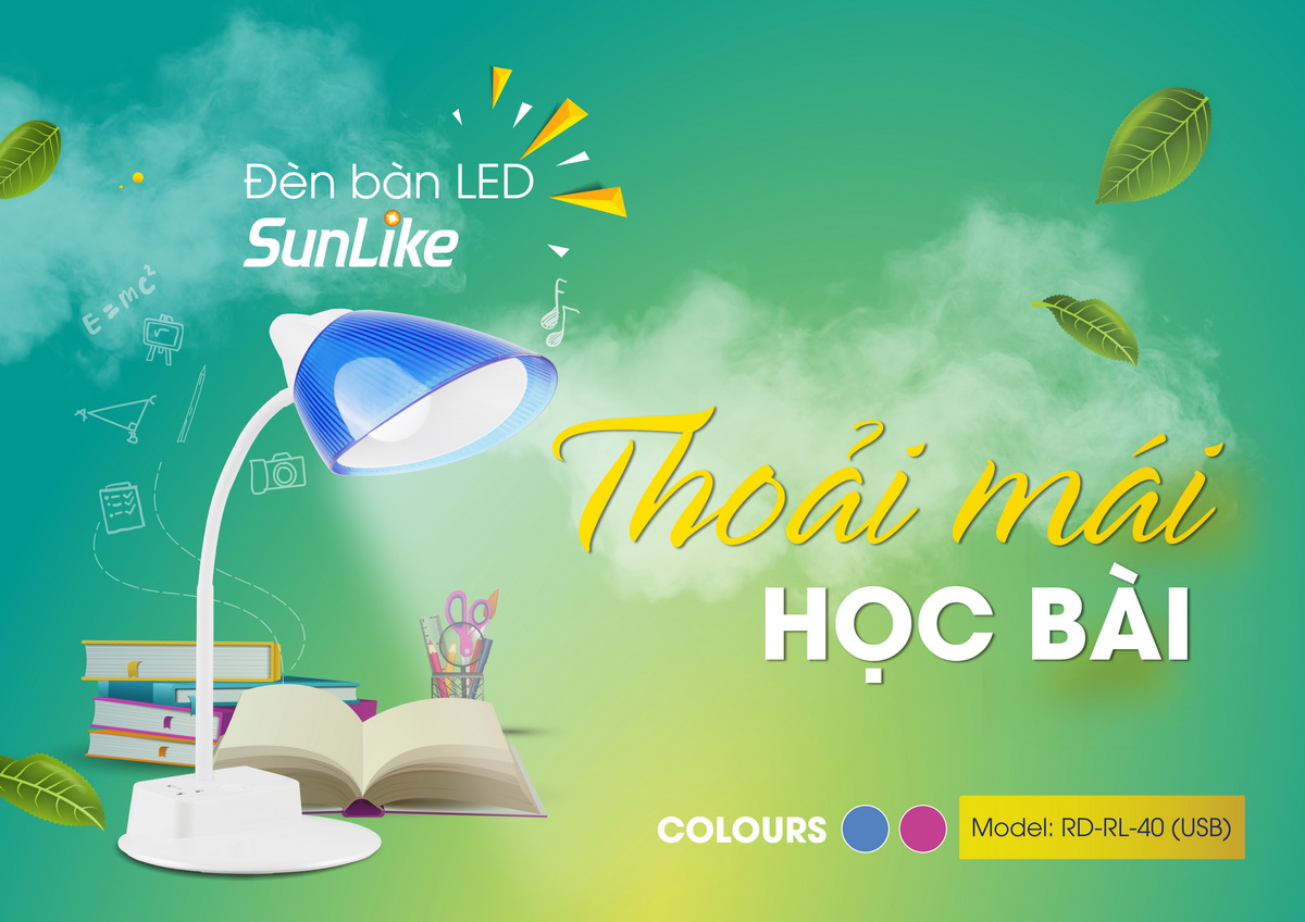 Đèn bàn led chống cận  