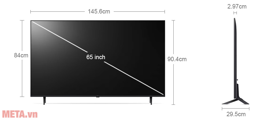 Tổng quan smart tivi LG 4K 65 Inch 65UR9050PSK