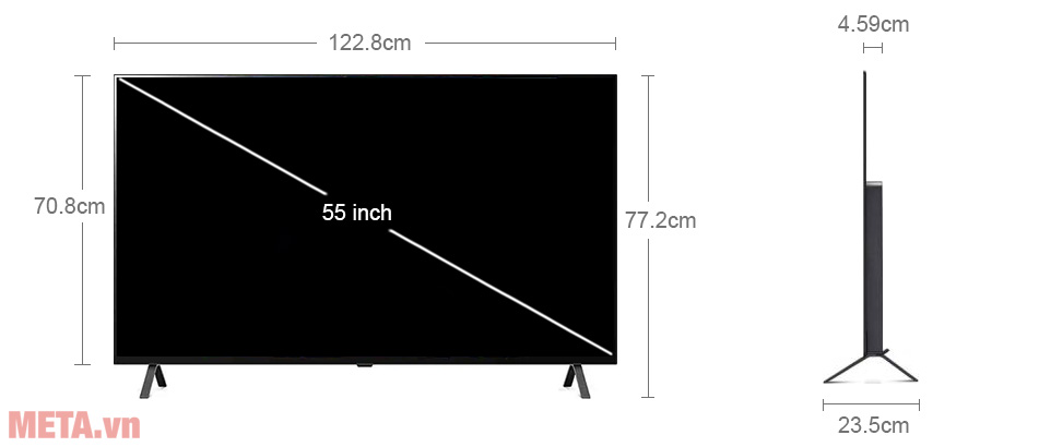 Smart tivi LG OLED A3 4K 55 inch 55A3PSA