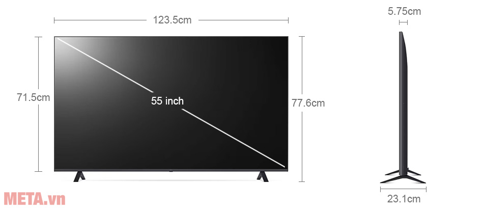 Smart Tivi LG 4K 55 inch 55UR8050PSB