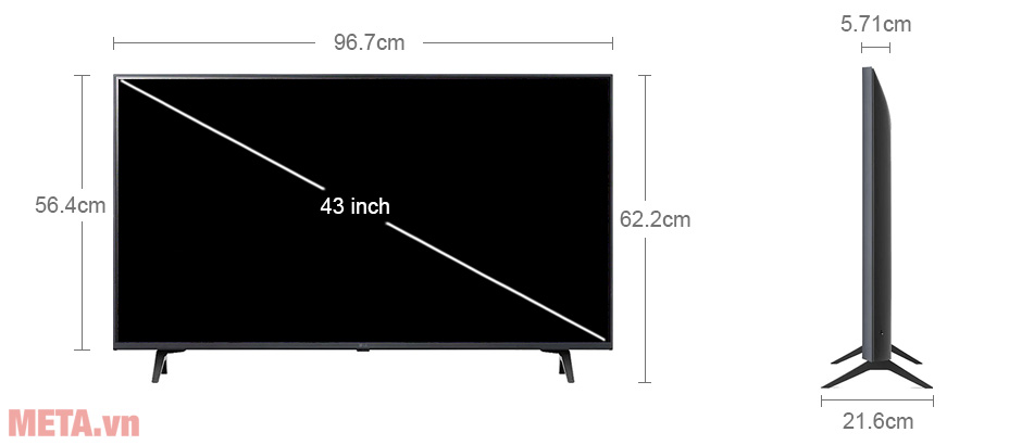 Smart Tivi LG UHD 4K 43 inch 43UQ8050PSB