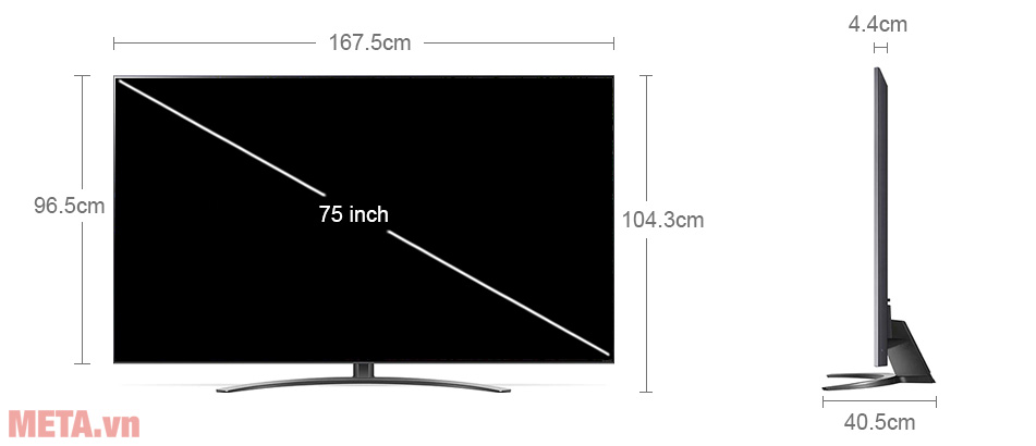 Smart Tivi NanoCell LG 4K 75 inch 75NANO86TPA