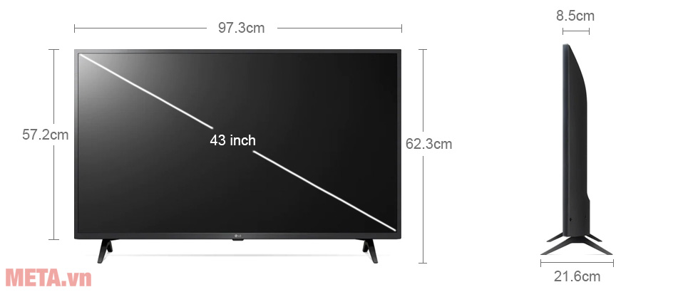 Smart Tivi LG 4K 43 inch 43UP7500PTC