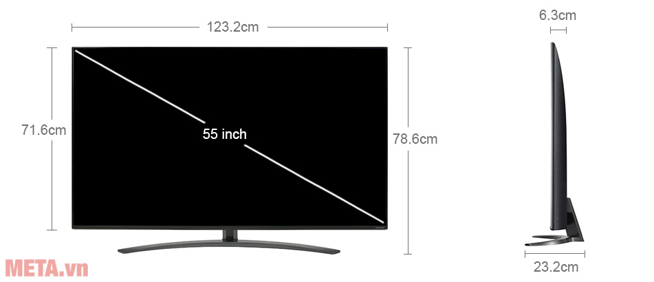 Smart tivi NanoCell LG 4K 55 inch 55NANO86TNA