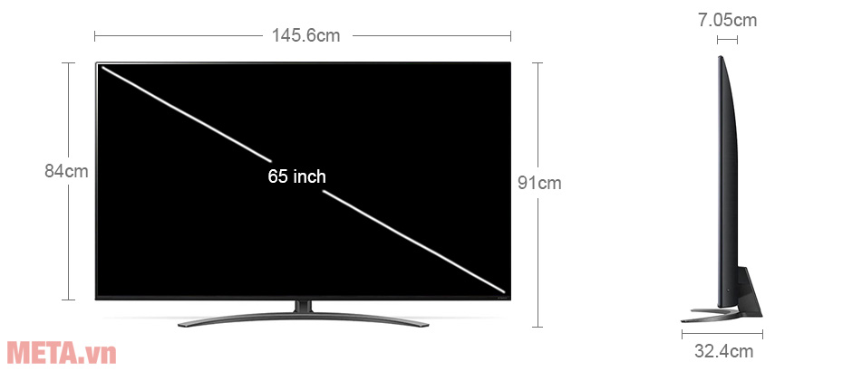 Tivi 4K LG 65 inch NanoCell 65NANO91TNA