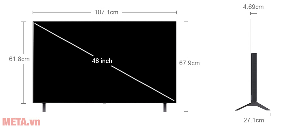 Tivi OLED LG 4K 48 inch OLED48A1PTA