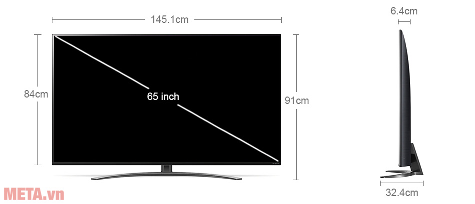 Tivi LG NanoCell 4K 65 inch 65NANO86TNA