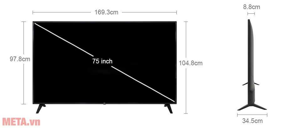 Smart Tivi LG 4K 75 inch 75UM7500PTA