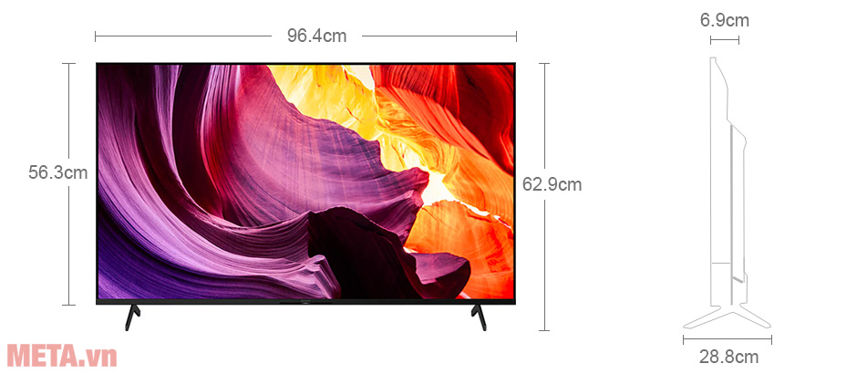 Tivi Sony 4K 43 inch KD-43X80K