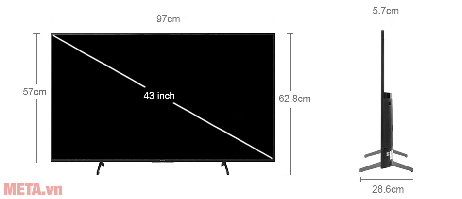 Tivi Sony 4K 43 inch KD-43X7500H