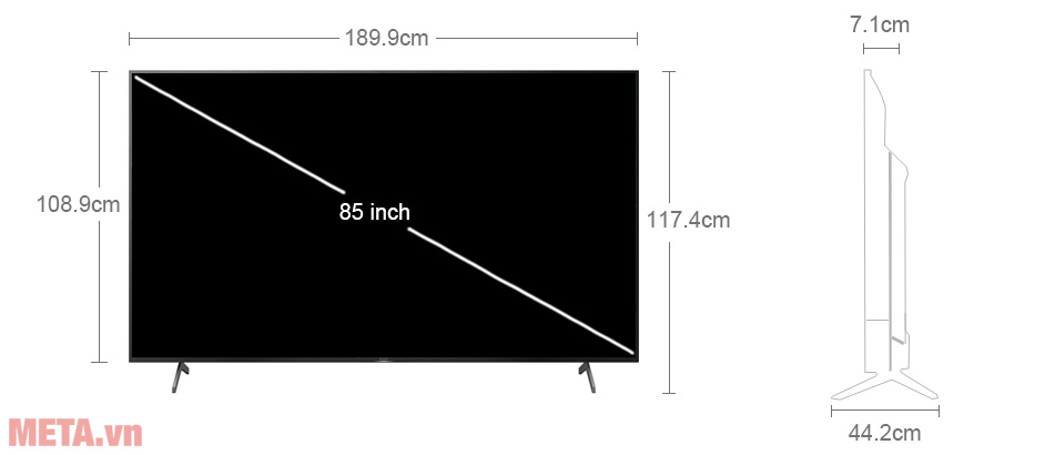 Tivi Sony 4K 85 inch KD-85X8000H
