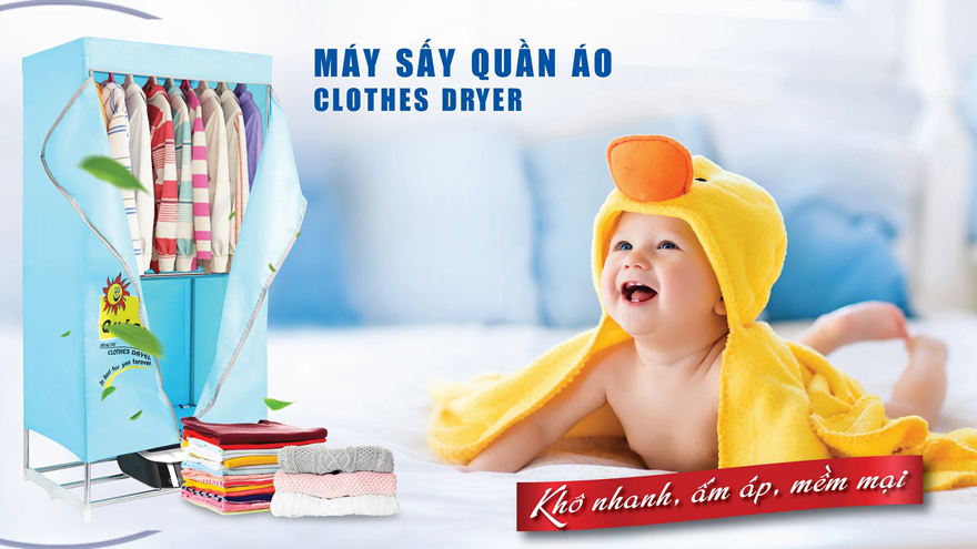 Tủ sấy quần áo đa năng  