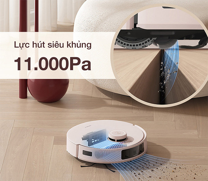 Robot hút bui thông minh Ecovacs T30 Pro Omni