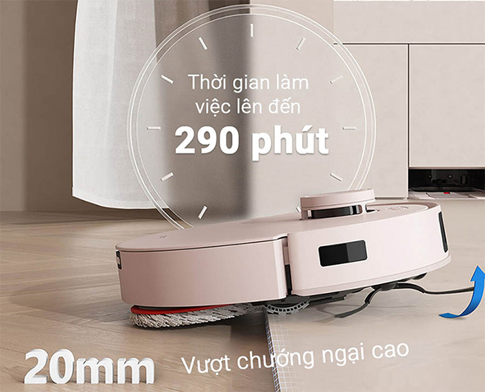 Robot hút bui thông minh Ecovacs T30 Pro Omni