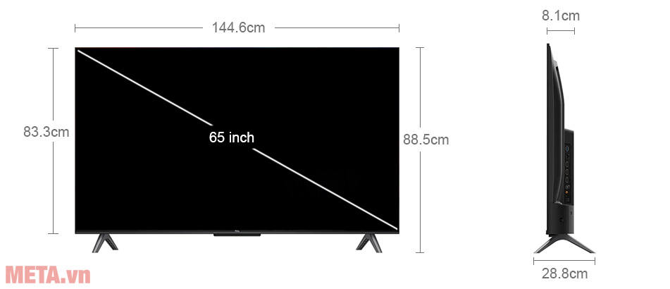 Google Tivi TCL 4K 65 inch 65P745