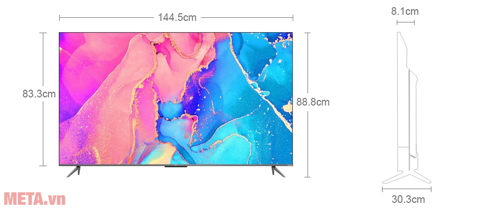 Google Tivi TCL 4K 65 inch 65T66