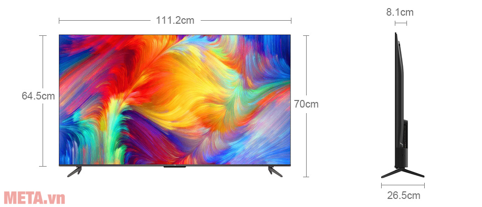 Google Tivi TCL 4K 50 inch 50P735