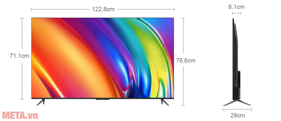 Google Tivi TCL 4K 55 inch 55P745