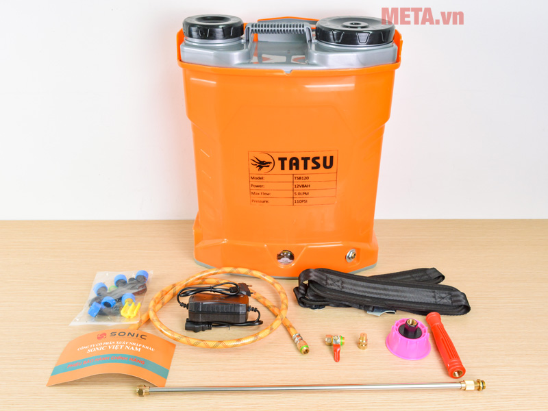 Bình xịt phun thuốc chạy điện Tatsu TS8120