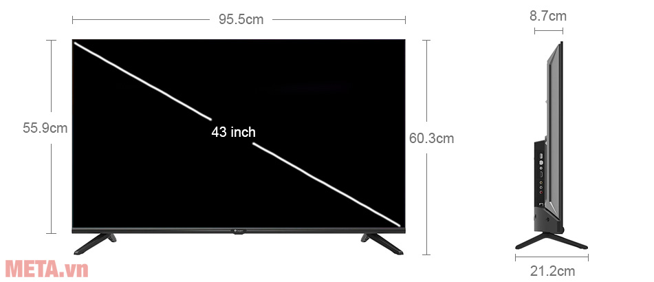 Smart tivi Casper 43 inch 43FGS610