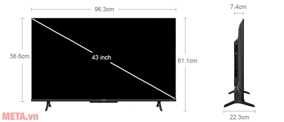 Google Tivi Hisense 4K 43 inch 43A6500H