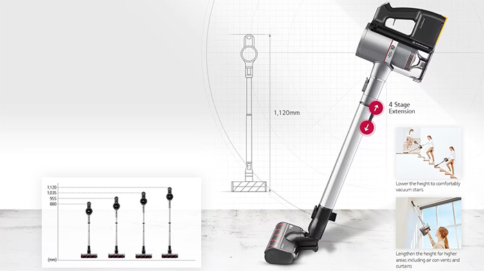 Máy hút bụi cầm tay không dây LG A9N-MAX