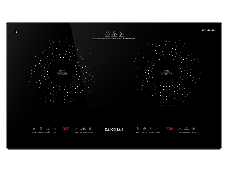 Bếp từ đôi Daikiosan DKT-200008