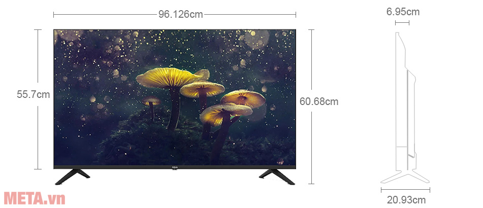 Android Tivi Aqua 43 inch LE43AQT6620FG