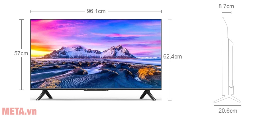 Tivi Xiaomi 4K UHD 43 inch L43M6-6ARG