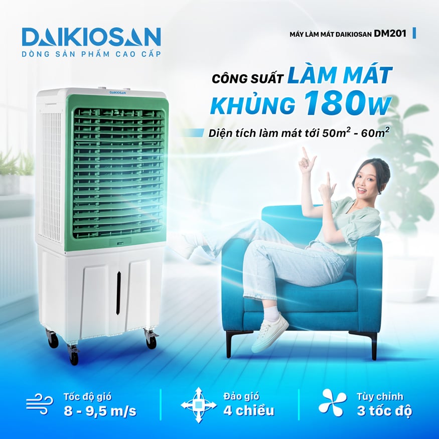 Quạt điều hòa Daikiosan 