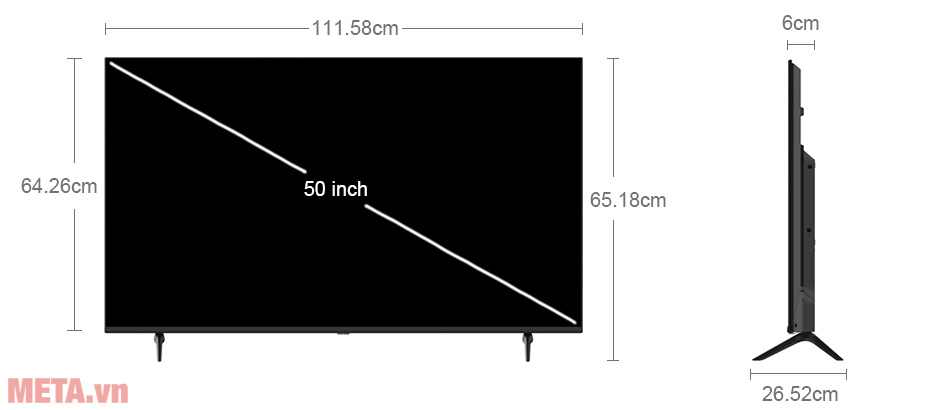 Tivi Aqua 4K 50 inch AQT50D67UG