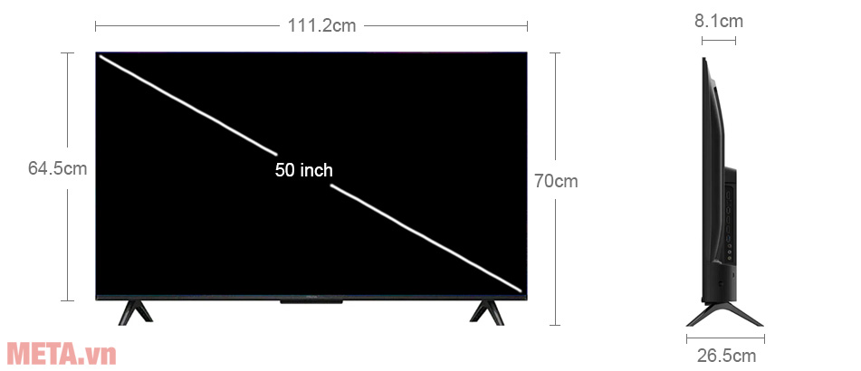 Google Tivi FFalcon 4K 50 inch 50U62