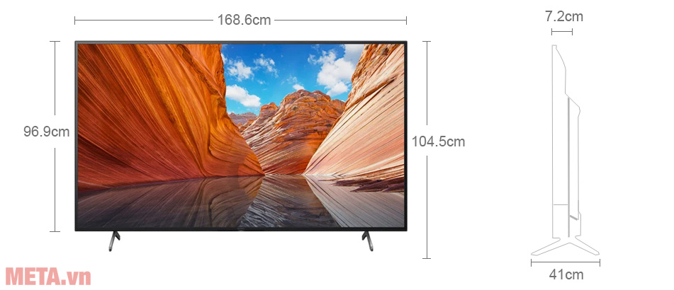 Tivi Sony 4K 75 inch KD-75X80J