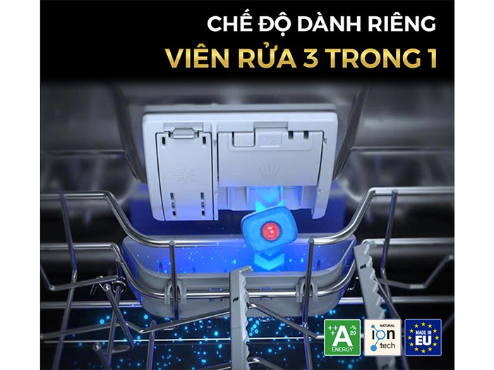 Chế độ dành riêng viên rửa 3 trong 1 