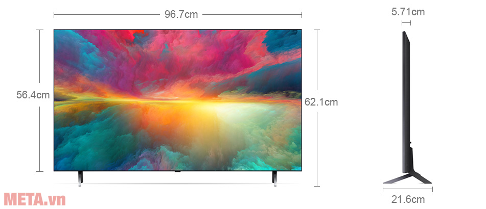 Tivi QNED LG 4K 43 inch 43QNED75SRA