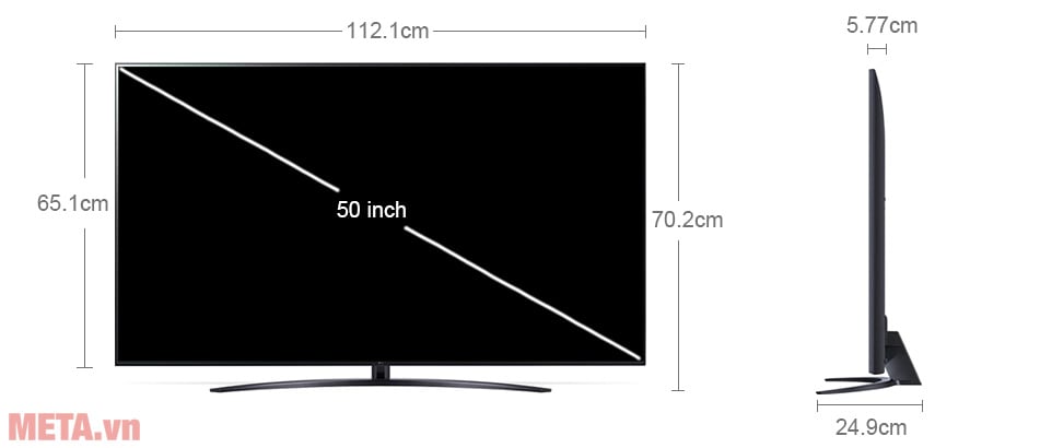 Tivi NanoCell LG 4K 50 inch 50NANO76SQA