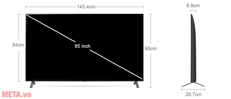 Tivi NanoCell LG 8K 65 inch 65NANO95TNA