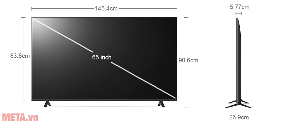 Tivi LG 4K 65 inch 65UR8050PSB