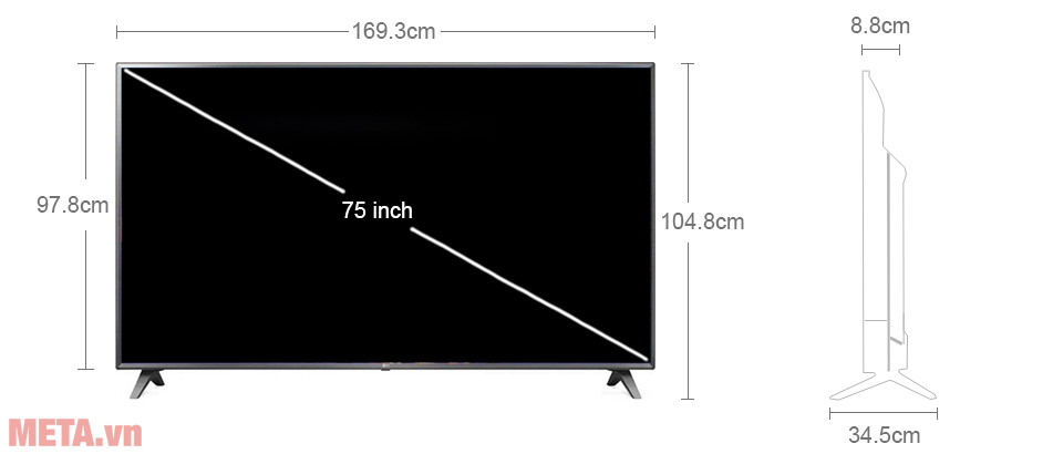 Tivi 4K LG 75 inch 75UM6970PTA