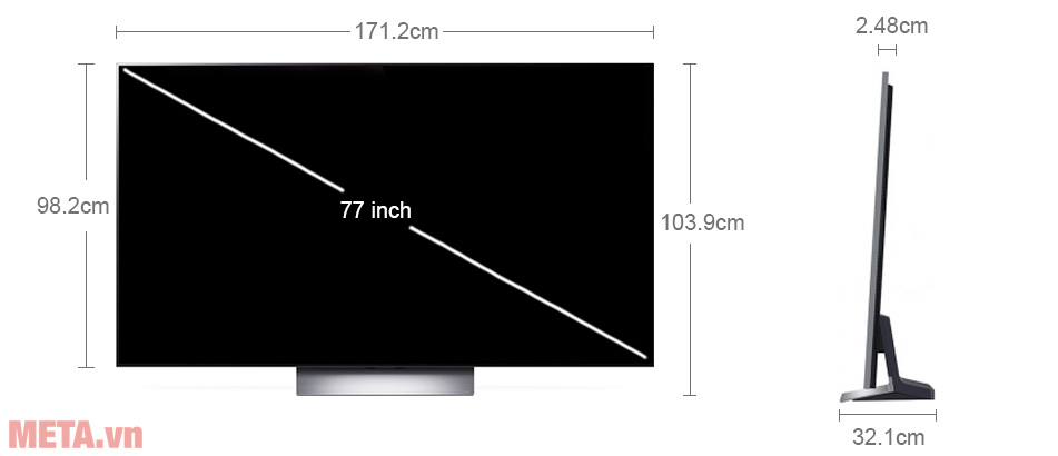 Tivi OLED LG Evo G3 4K 77 inch OLED77G3PSA