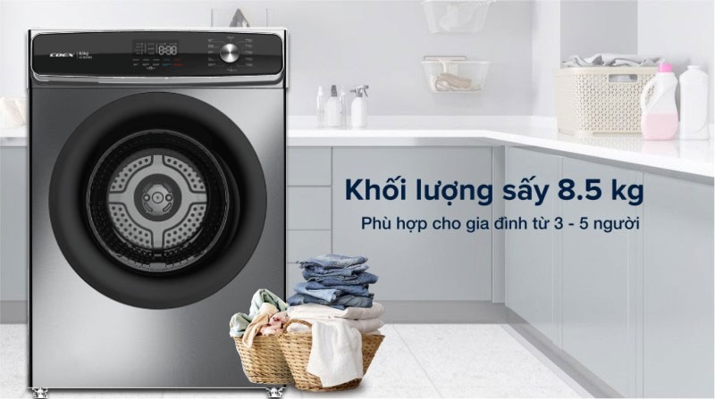 Máy sấy quần áo thông hơi 