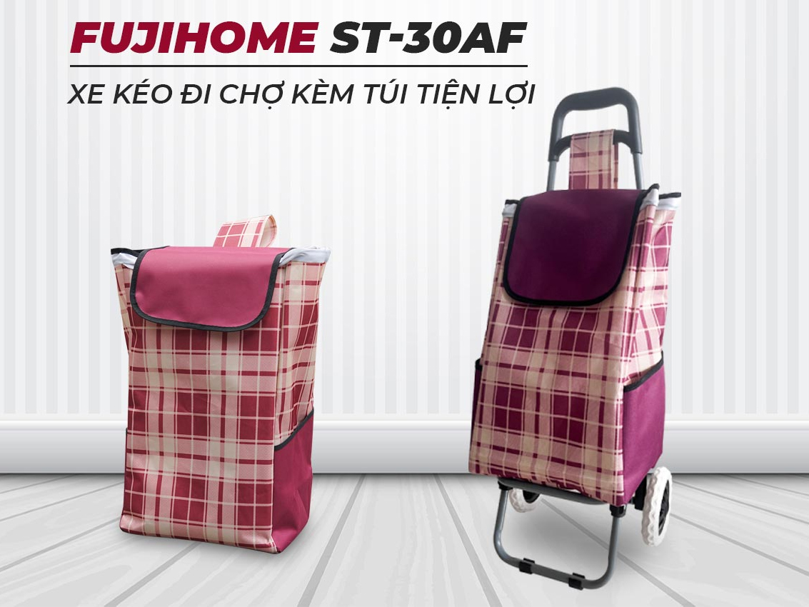 Xe kéo đi chợ kèm túi FujiHome ST-30AF