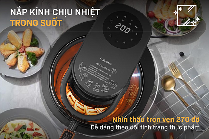 Nồi chiên không dầu Fujihome AG6D