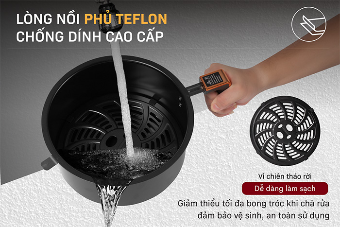 Nồi chiên không dầu Fujihome AG6D