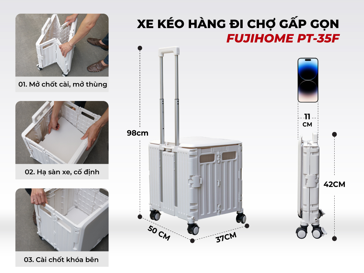 Xe đi chợ FujiHome 