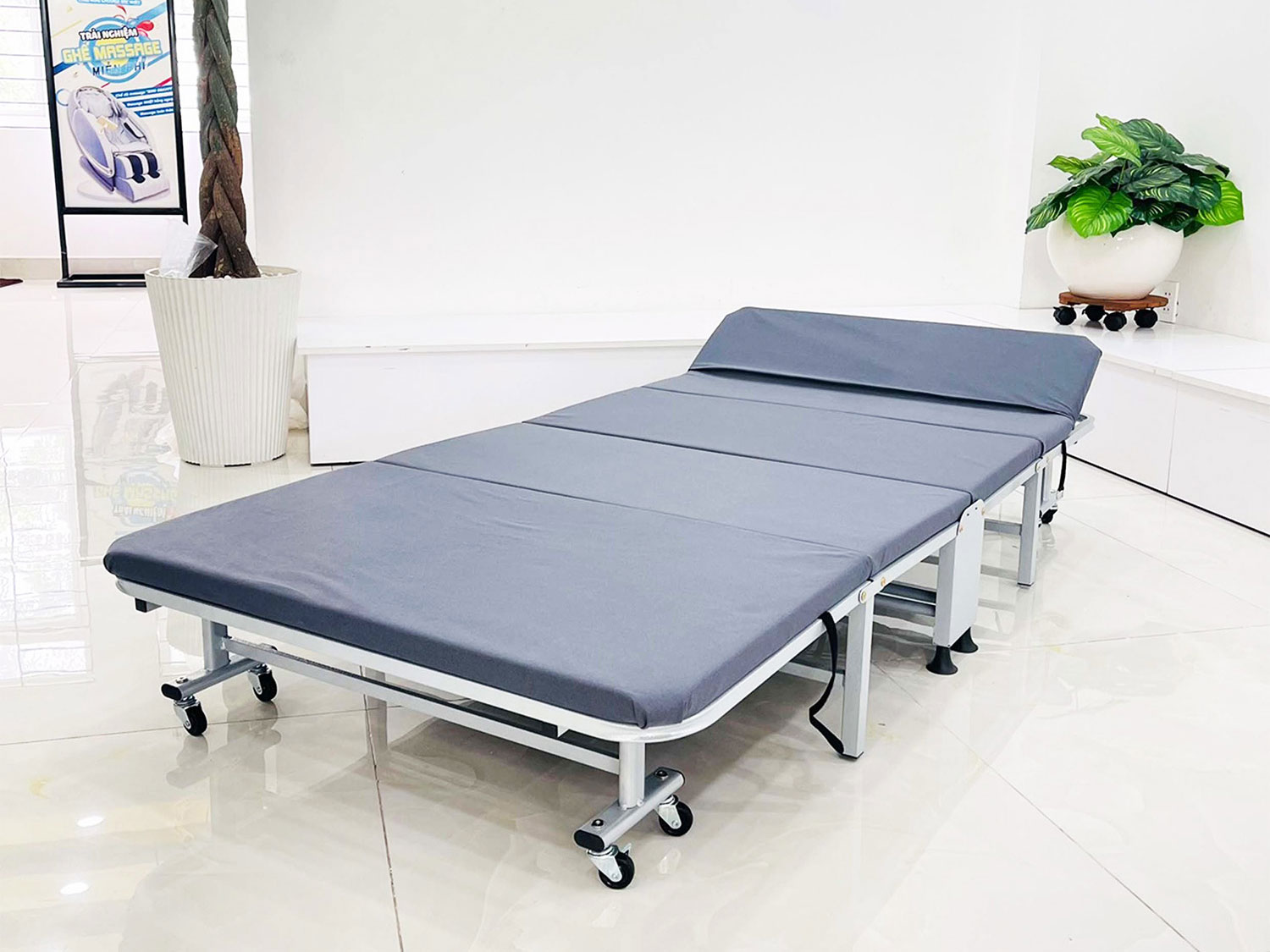 Giường xếp gấp gọn di động Sumika 386A (rộng 90cm)