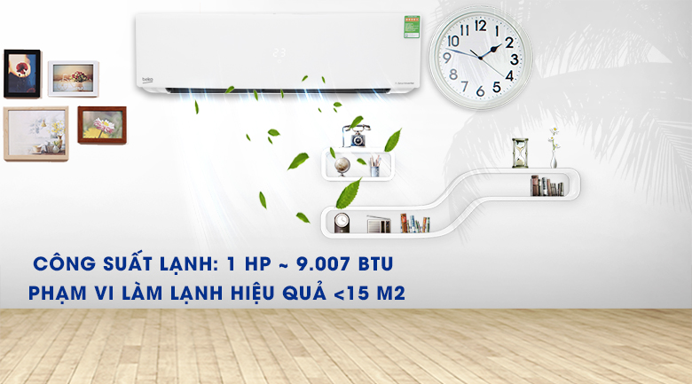 Máy lạnh Beko Inverter 1HP RSVC10AV-I