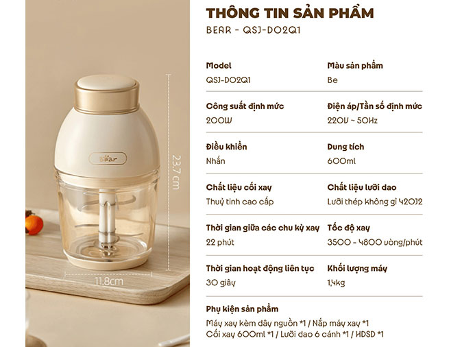 Máy xay ăn dặm 